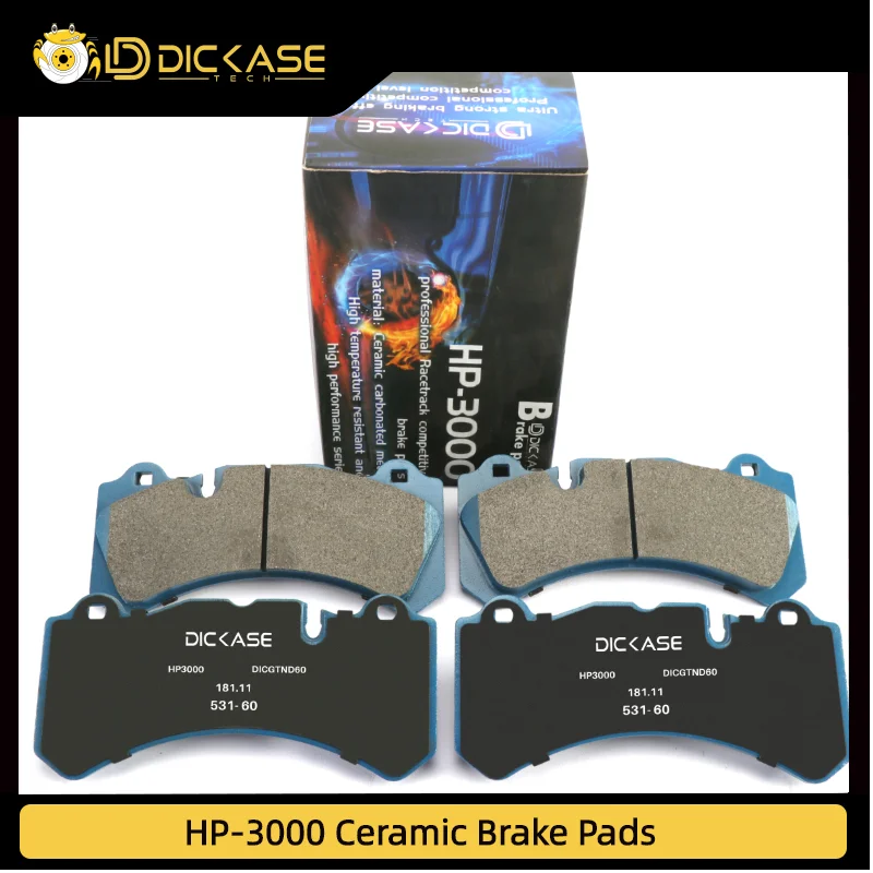 

HP3000 Professional Track Front Rear Ceramics Brake Pads Shim for 5200 7600 9040 8520 gt6 f50