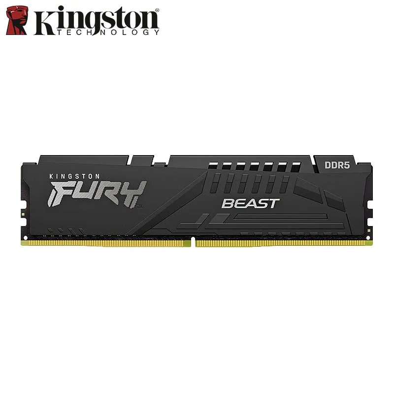 Kingston FURY Beast DDR5 ОЗУ 32 16 8 Гб 4800 5200 5600 МГц десктопный Процессор AMD Intel материнская плата память RAMs 288 PIN модуль памяти