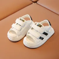 2024 New Summer Children Sandals For Boys Mesh Breathable Girls Shoes Hollow-out Non-slip Beach Sandals Fashion Kids Sneakers 4