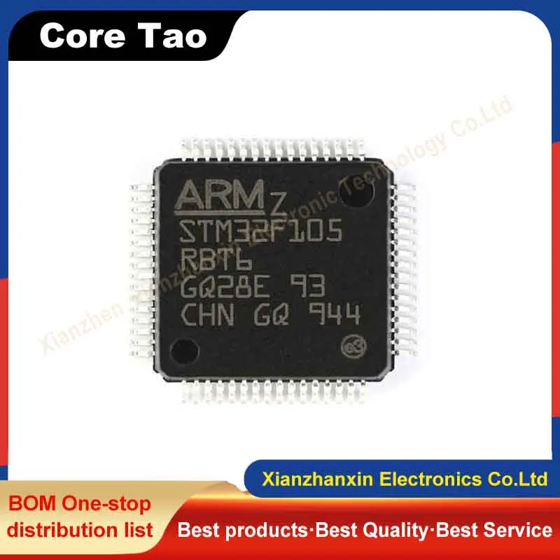 

1~5PCS/LOT STM32F105RBT6 STM32F105RB 105RBT6 LQFP-64 Microcontroller chip
