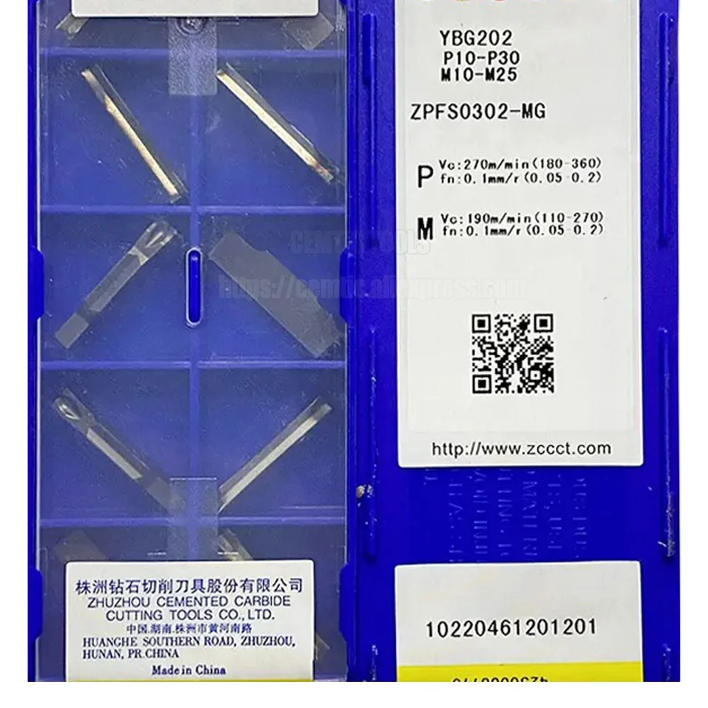

ZPFS0302-MG YBG202 100% Original ZCC Carbide Insert/ End Mills With The Best Quality 10pcs/lot