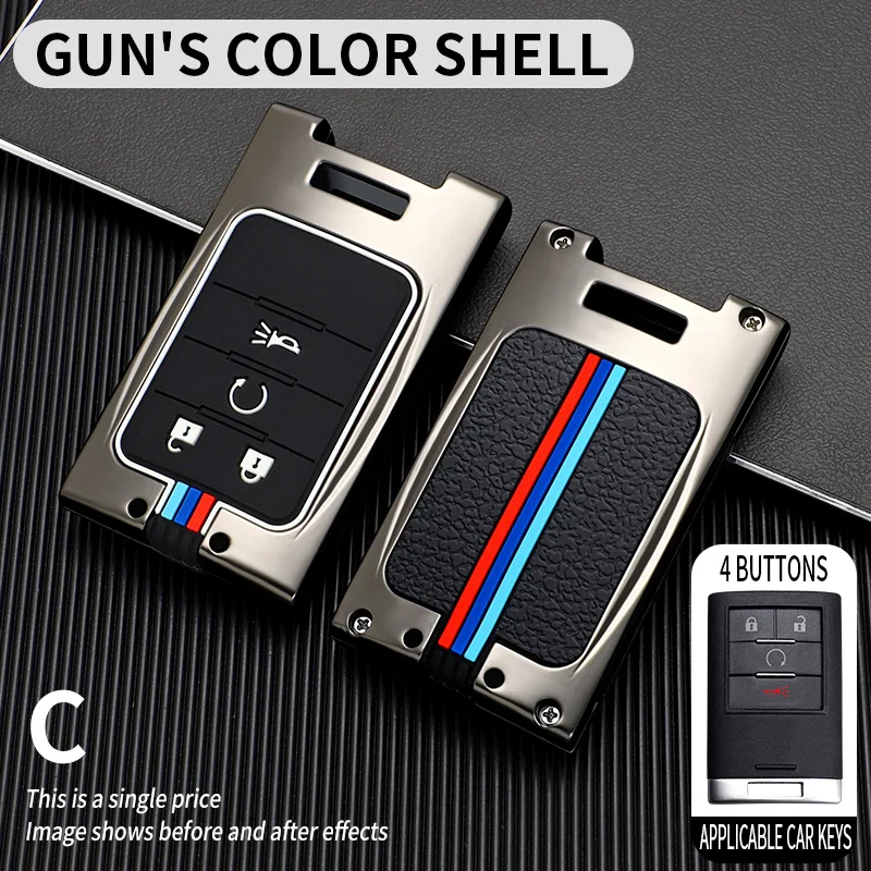 Custodia per chiave Auto custodia Shell Bag per Cadillac SRX XTS ATS CTS ESCALADE Smart Remote Protection portachiavi 2022 accessori Auto - S5a6519b90241442792a828e50112cba1j