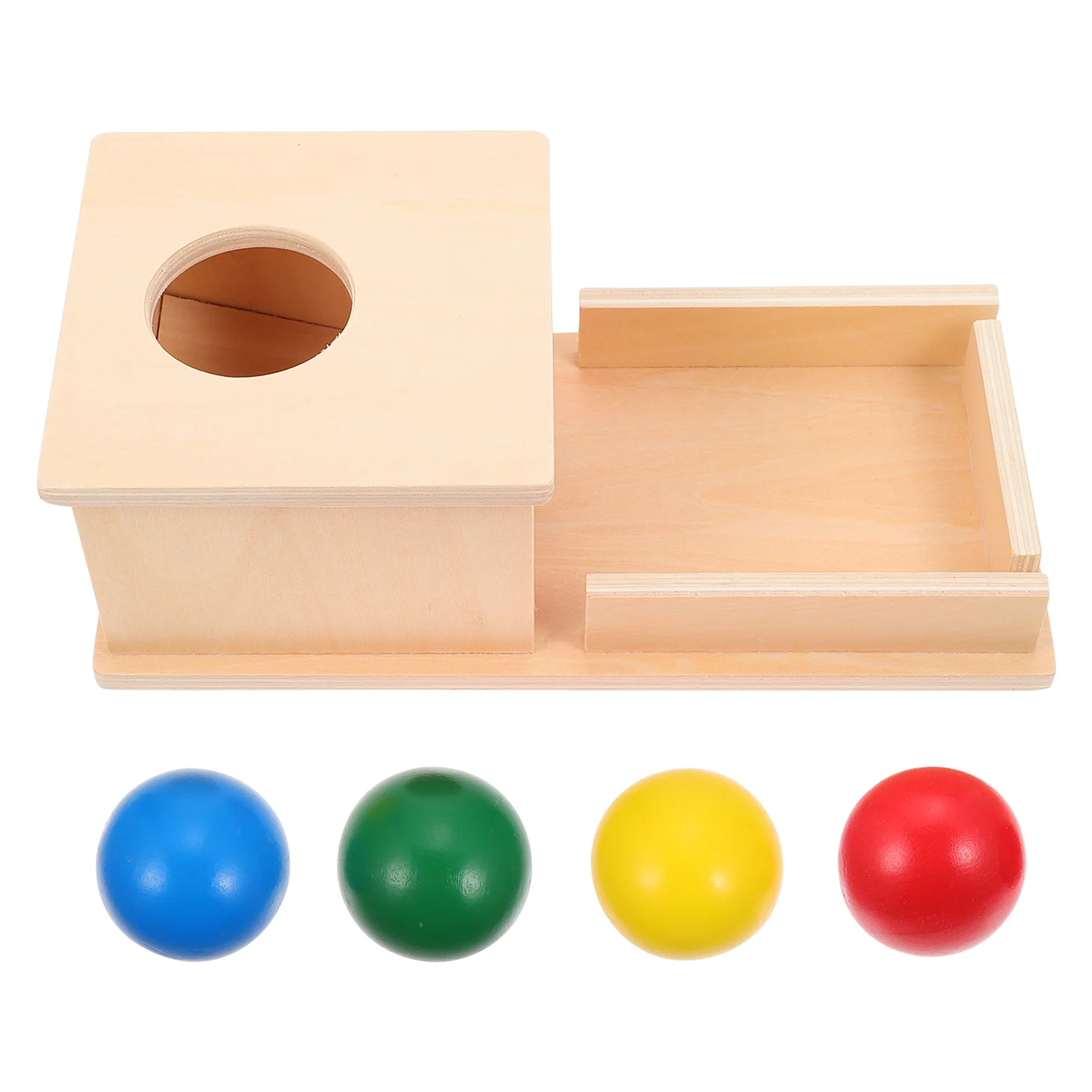 

Box Montessori S Ball Woodeneducational For Drop Baby Months Plaything Babies Kids Old Interactive Parent