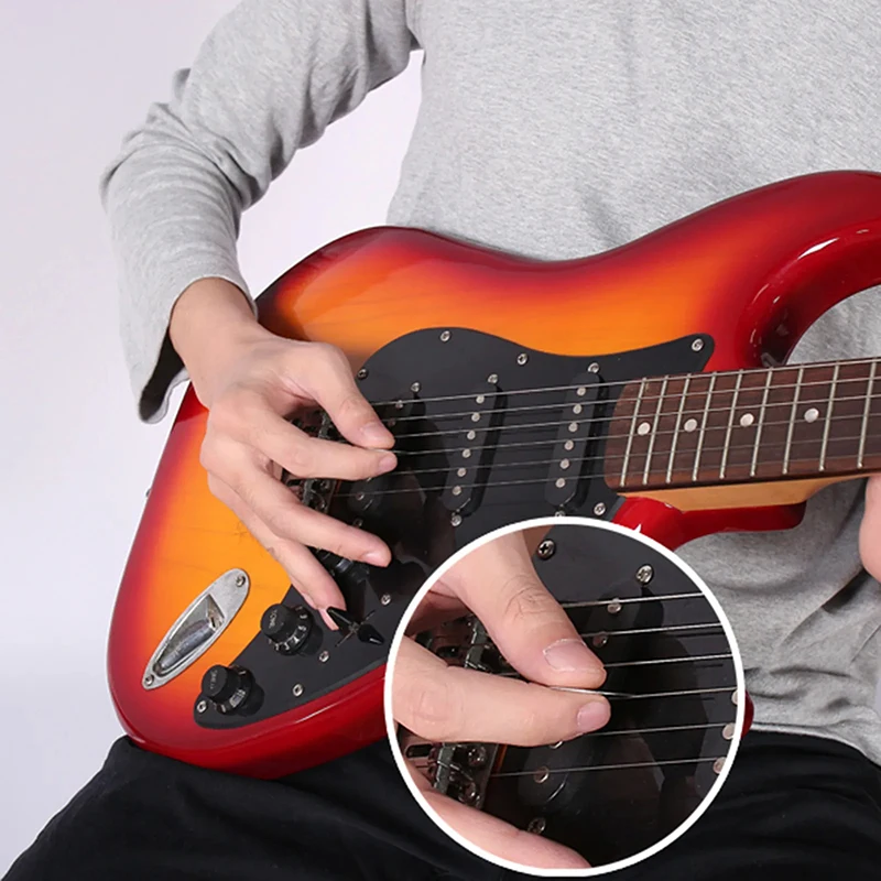 Stainless Steel Guitar Pick Colorful Heart-shaped Picks Box Adhesive Backing Ukulele Guitar String Instrument Accessories TMZ