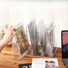 6 Pcs Clear Acrylic Magazine File Holder Plastic Desk Organizer with Handle Basics Vertical, Magazines Racks 1