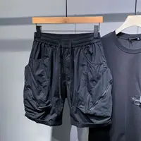 Men Fashion Caogo Shorts Big Pockets Jogger Short Hip Hop Streetwear Harajuku Trousers Plus Size Streetwear Hip Hop Sweatpants 2