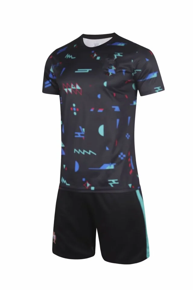 Conjunto deportivo para ninoos, camiseta para aficionados portugueses, ropa de entrenamiento 키트