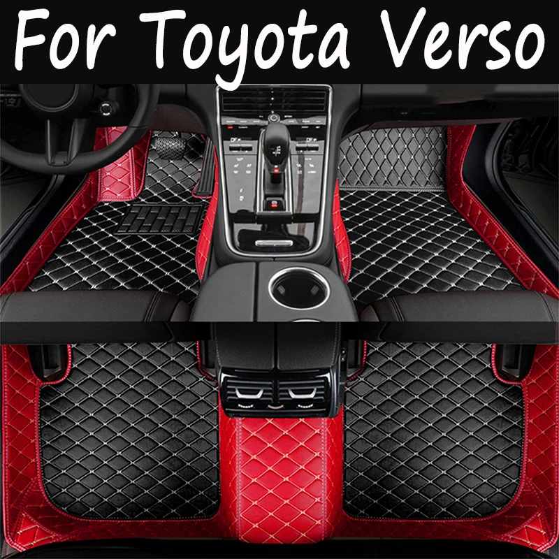 

Car Floor Mats For Toyota Verso Five Seats 2011 2012 2013 2014 2015 2016 2017 Custom Foot Pads Carpet Cover Interior Accessories