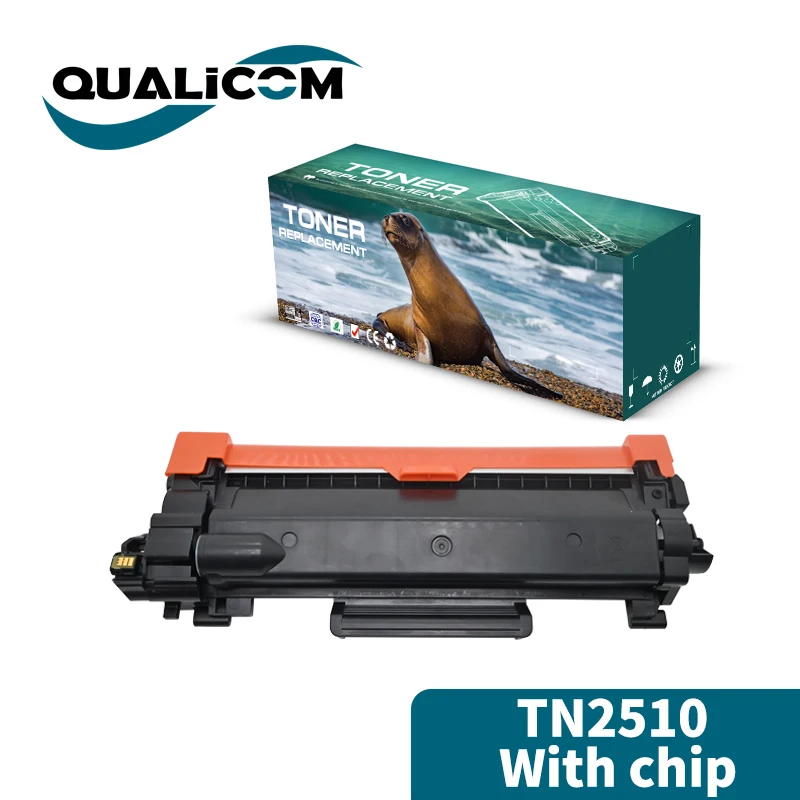 Qualalicom Tn2510 2510 Tn-2510 Con Cartuccia Di Toner Compatibile Con Chip Per Brother Mfc-L2860Dw Mfc-L2800Dw Dcp-L2660Dw Dcp-2620