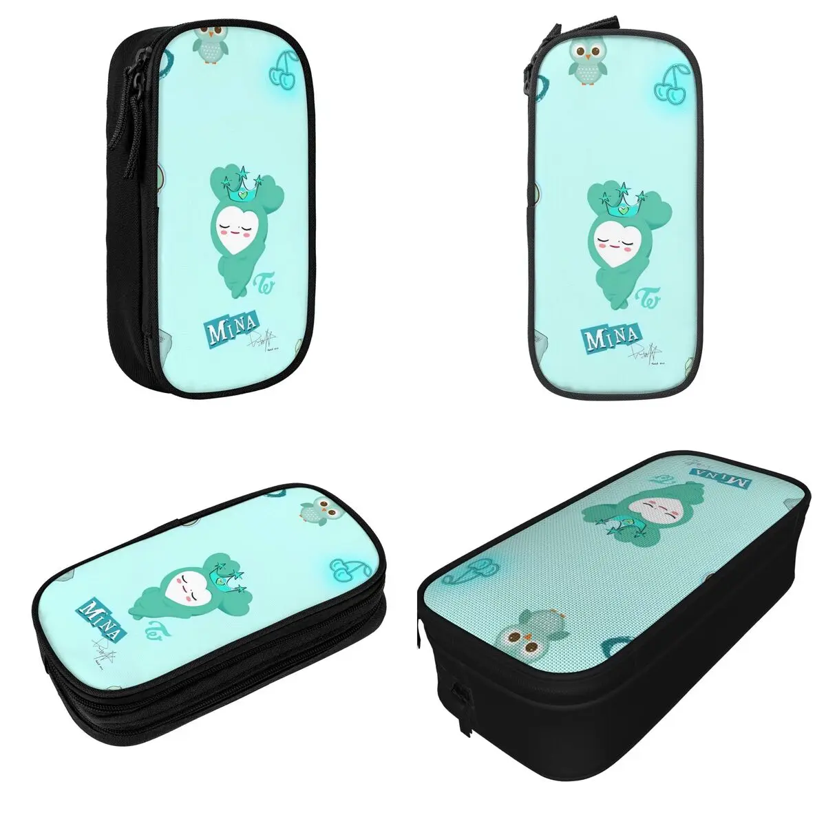 TWICE ペン卒 小物セット Kpop-T-Twices Pencil Cases Fashion Pen Box Bag Student Big