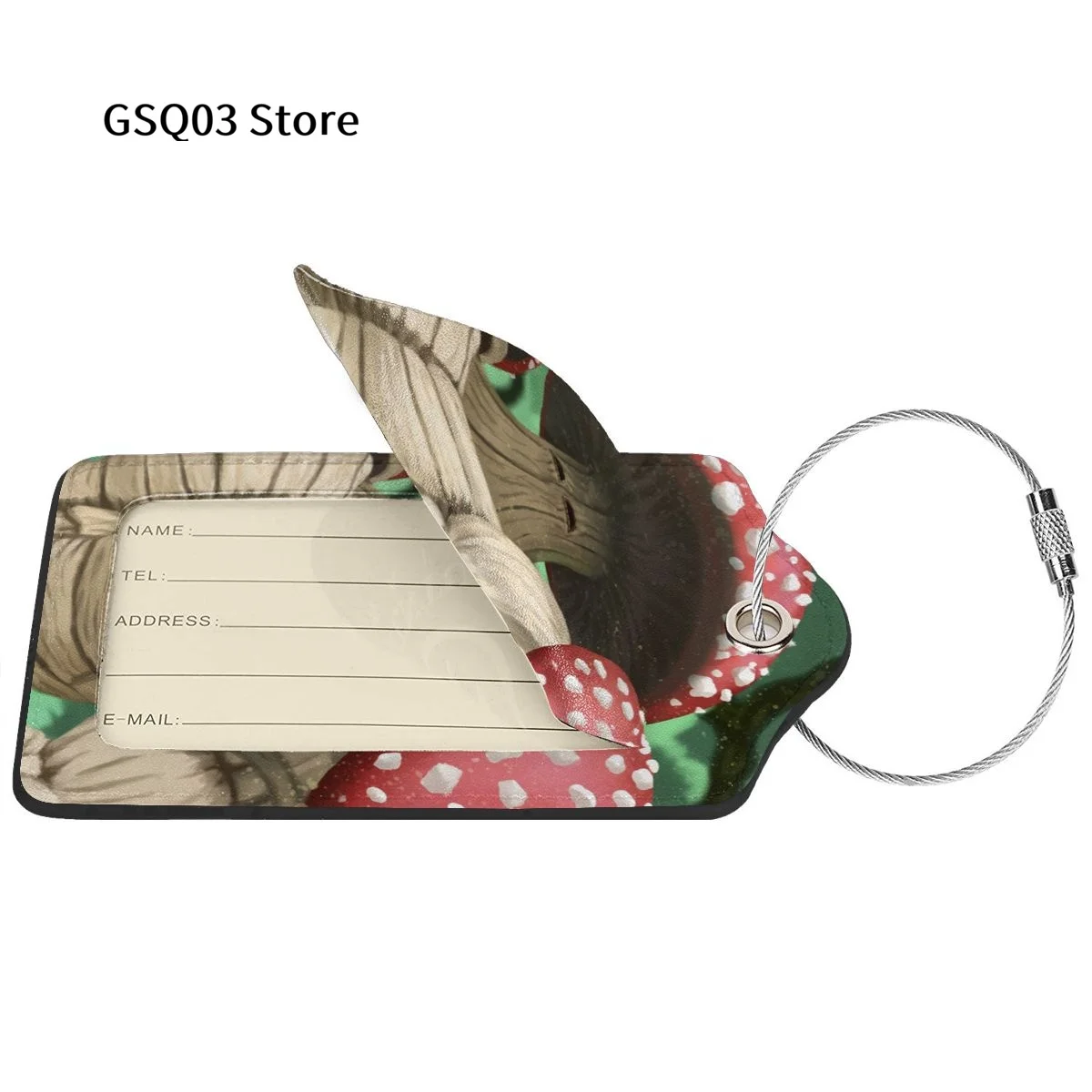 Рисунок 2 - абстрактная кожаная бирка для чемодана