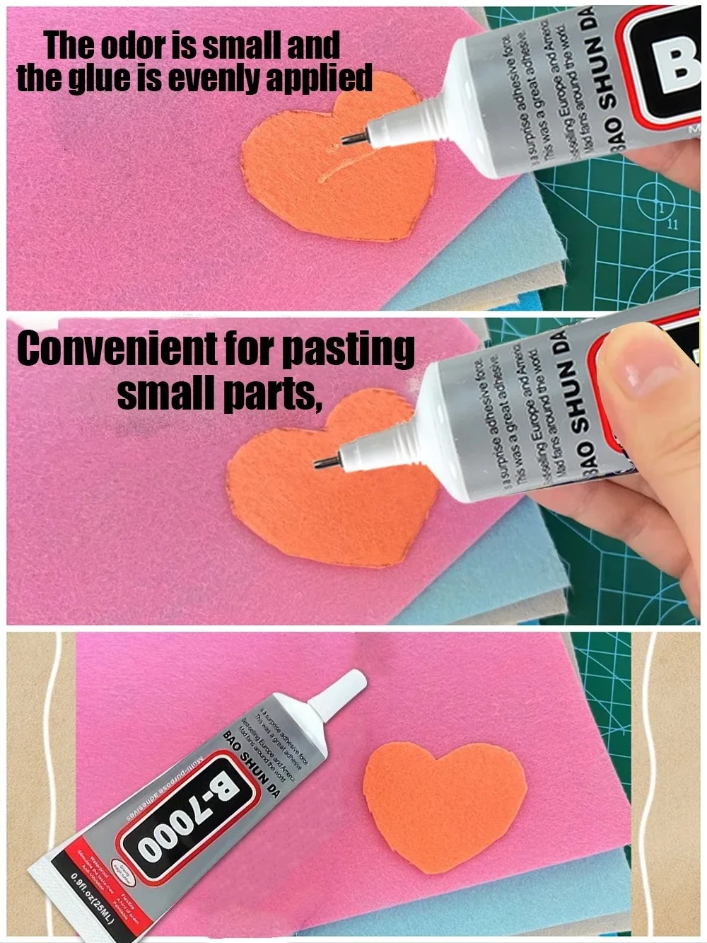 Multi-Purpose Strong Clear Adhesive for Screen Repair, Jewelry, Crafts, and More