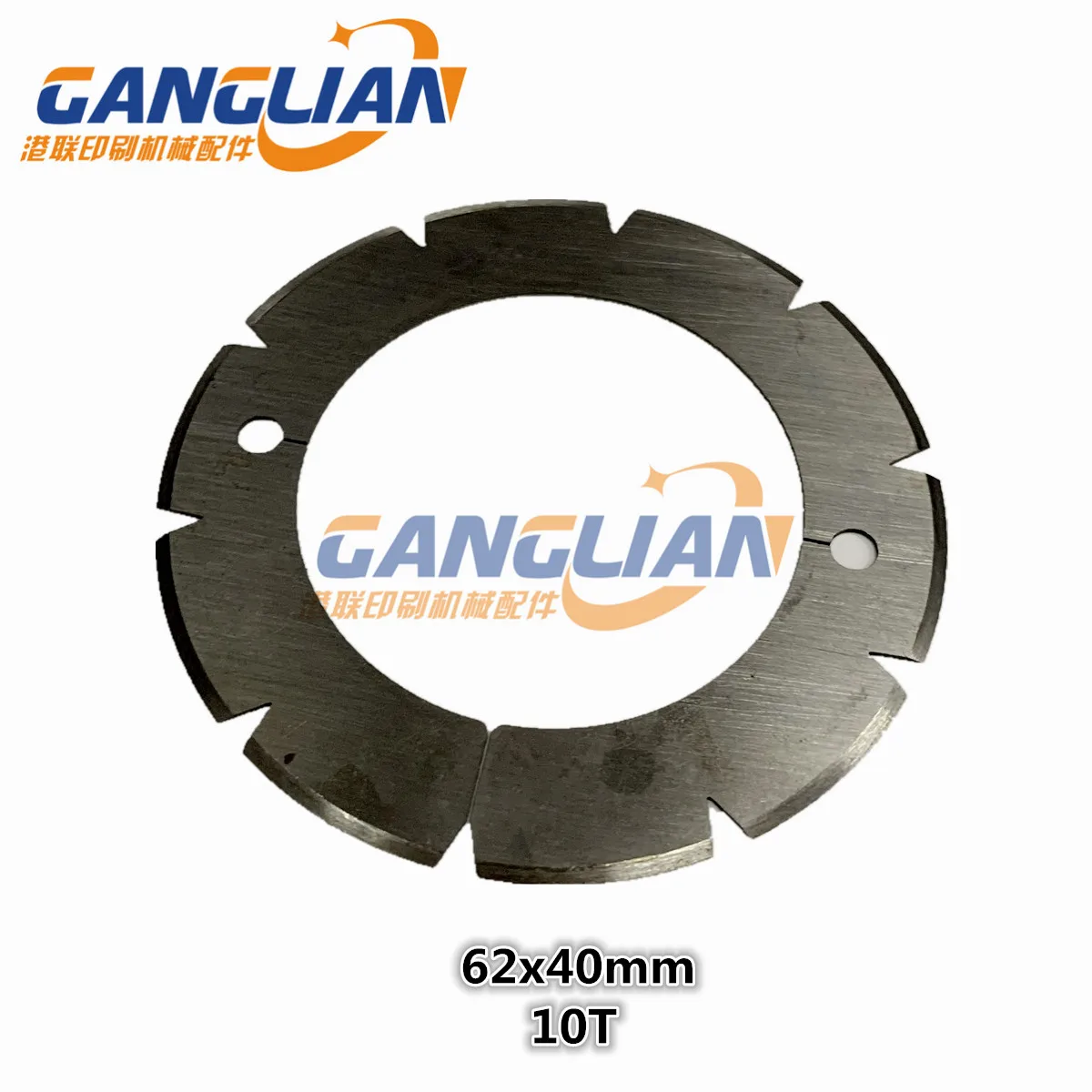 

10 Pieces Cutter Blade 62*40 10T Sheet Round Knife For Heidelberg Folding Stahl MBO Creasing Perforating Knife Printing Machine