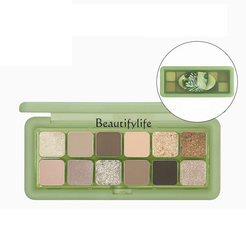 

12 Color Eye Shadow Plate Limited Series Earth Color Matte Disc