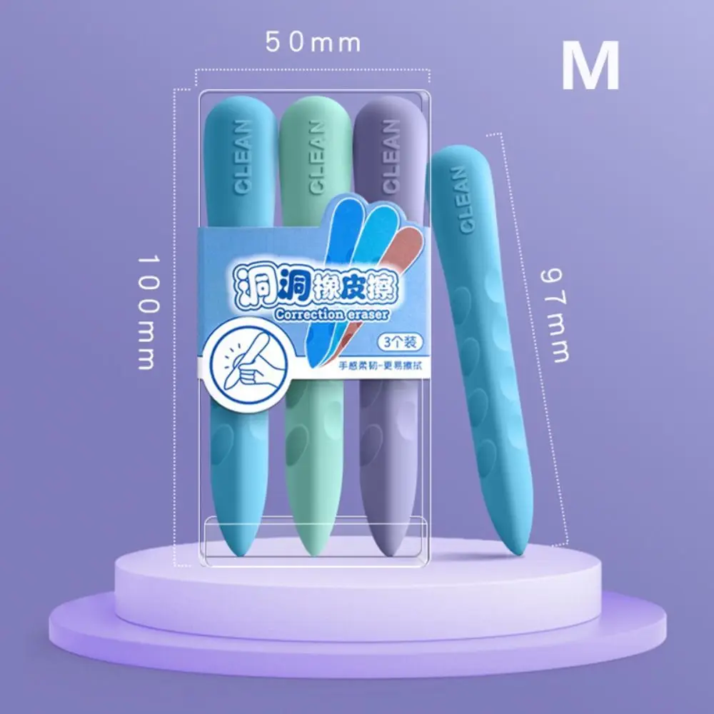 Pencil eraser eraser pen eraser refillable pen creative children's erasers cute crayon tires double head pencil eraser no marks