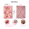 Silk Rose Backdrop Flowers Wall Wedding Decoration customized Artificial Flower Wall Panel for Home Decor Backdrops Baby Shower 3