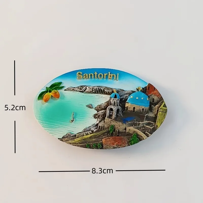 Magnete da frigorifero con Grecia, souvenir da viaggio