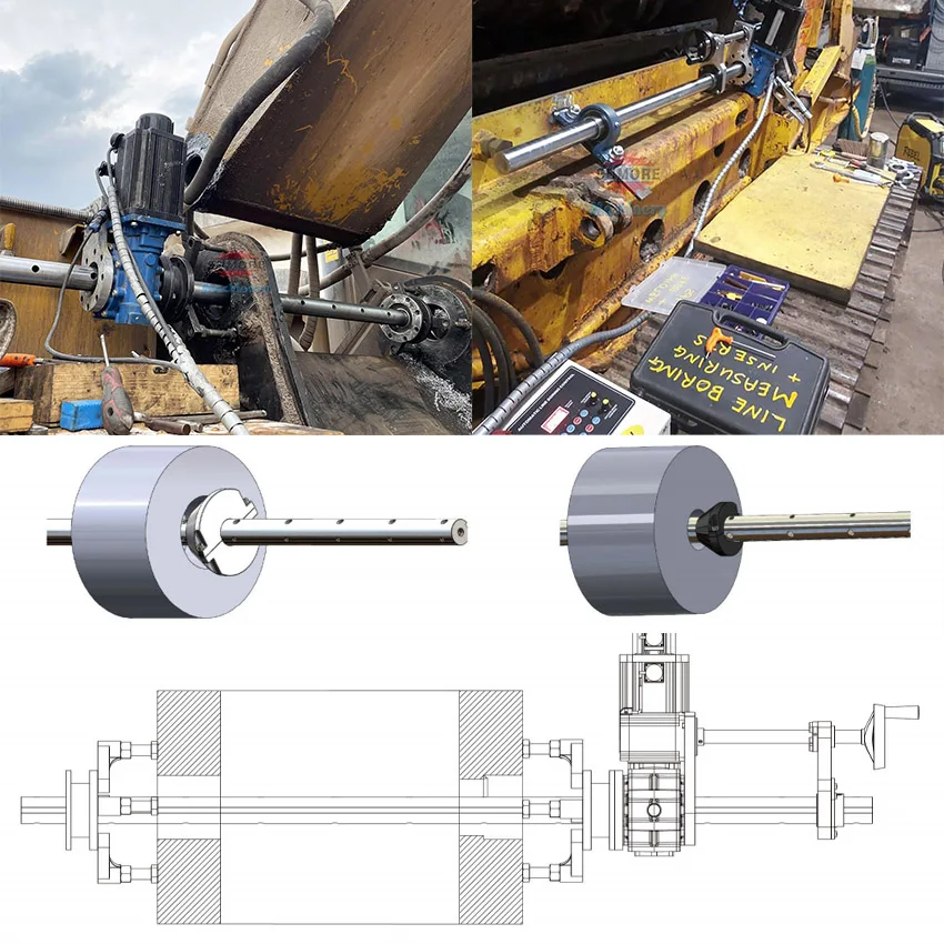 SP50 Automatic Portable Line Boring Machine and Bore Welding Boring Machines for
