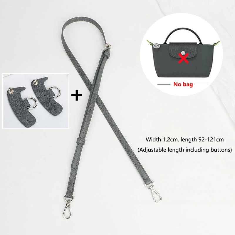 Genuine Leather Shoulder Strap Set for Crossbody Bag Transformation