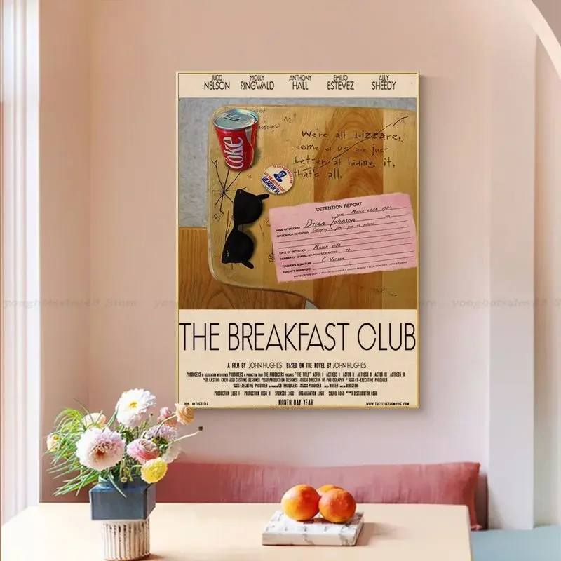 Movie The Breakfast Club Anime Posters Decoracion Painting Wall Art Kraft Paper Nordic Home Decor