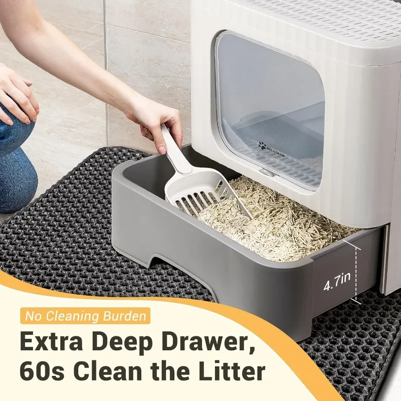 Large Covered Top-Entry Litter Box 2