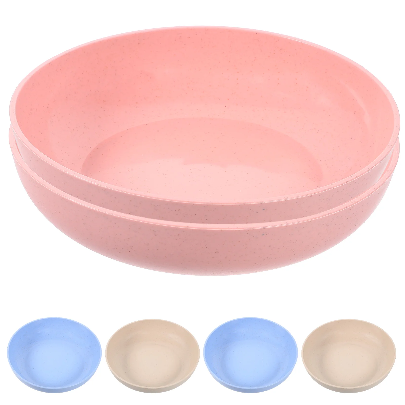 

6Pcs Cat Bowl Shallow Cat Food Dish Cat Feeding Bowls Round Pet Food Plates