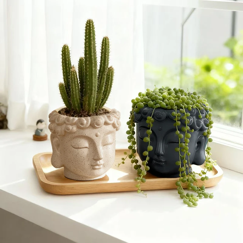 Creative Buddha Statue Flowerpot 3