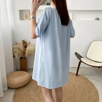 2024 New Pregnant T shirt Mom Loose Nursing Tops Postpartum Mommy Casual Breast Feeding Clothes Pregnancy Maternity T-Shirts 3