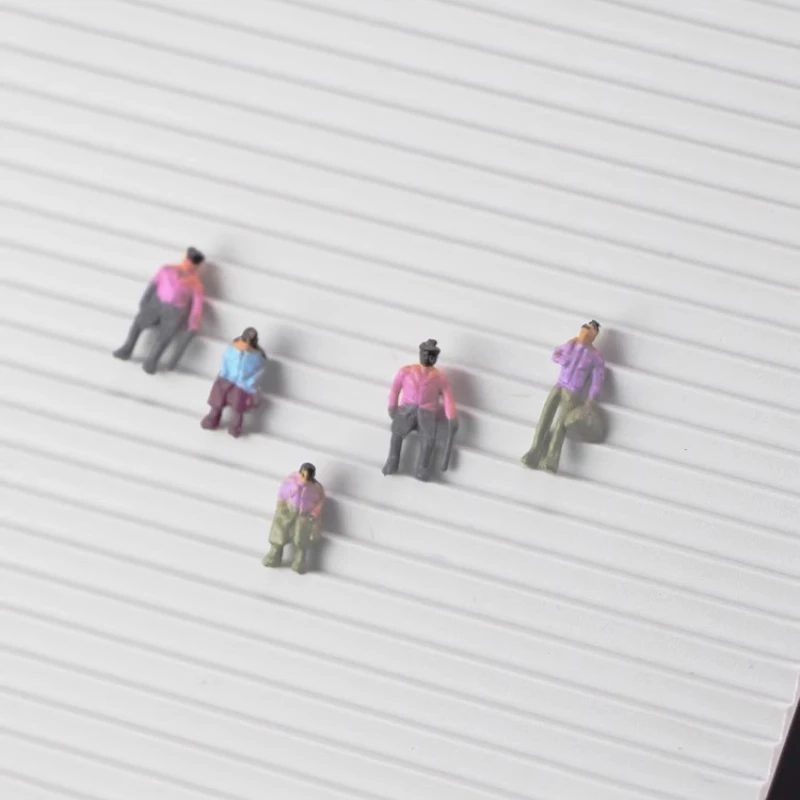 ABS 플라스틱 지붕 타일 인형 집 계단 야외 단계 모델 건물 건설 건축 재료에 대한 미니어처 도시 경로