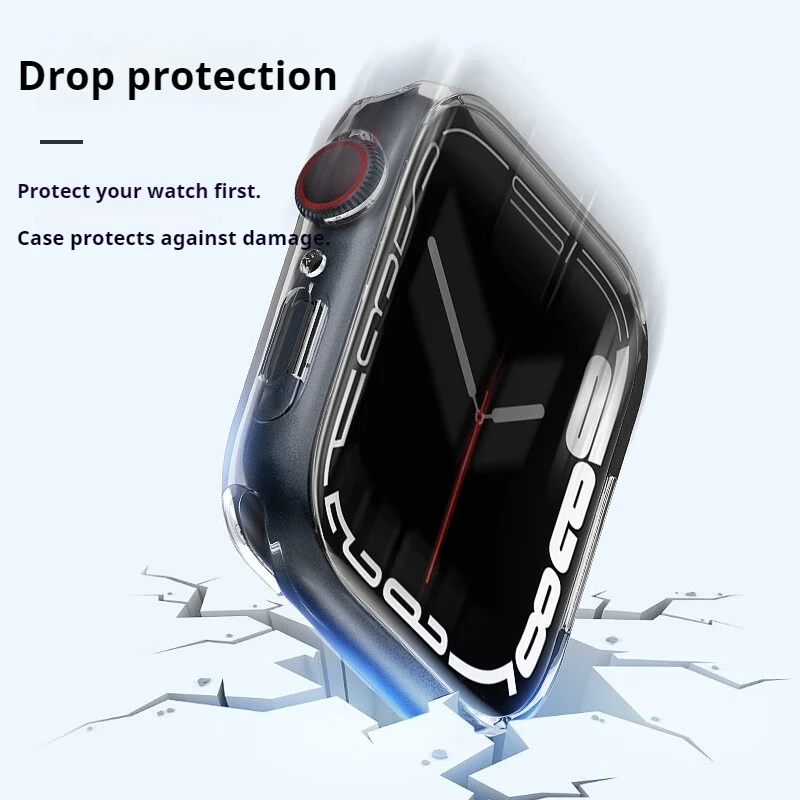 Premium Soft Silicone Protective Case for Apple Watch – Durable & Stylish Shell Cover