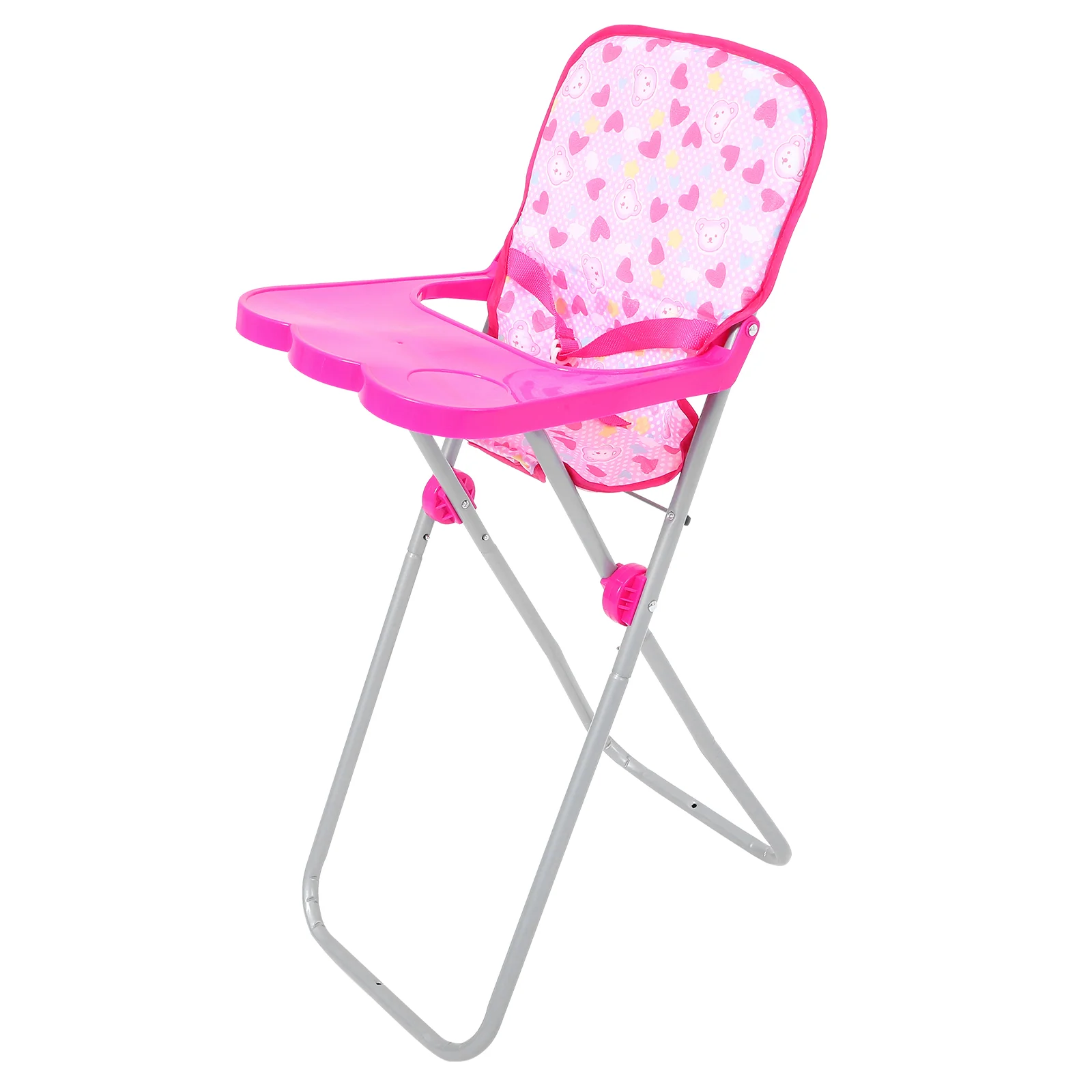 

Dining Chair Baby Accessory High Kid Gifts Toy Accessories for Dolls Plastic Simulated Highchair Kids