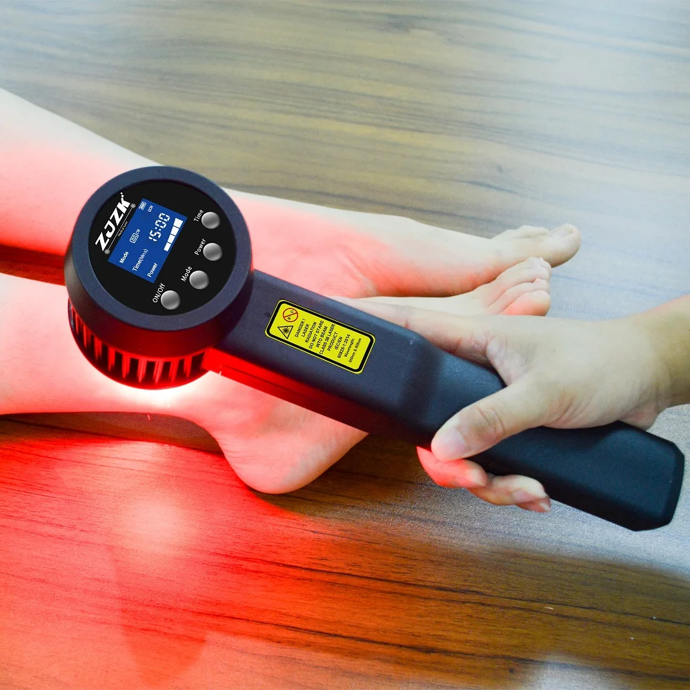 15x808nm +10X650nm 8W Body Massage Low Level Laser Therapy Device for Knee Back Pain Treatment Physiotherapy Instrument ultrasonic treatment instrument medical scapulohumeral periarthritis menisci injury knee effusion fasciitis physiotherapy device