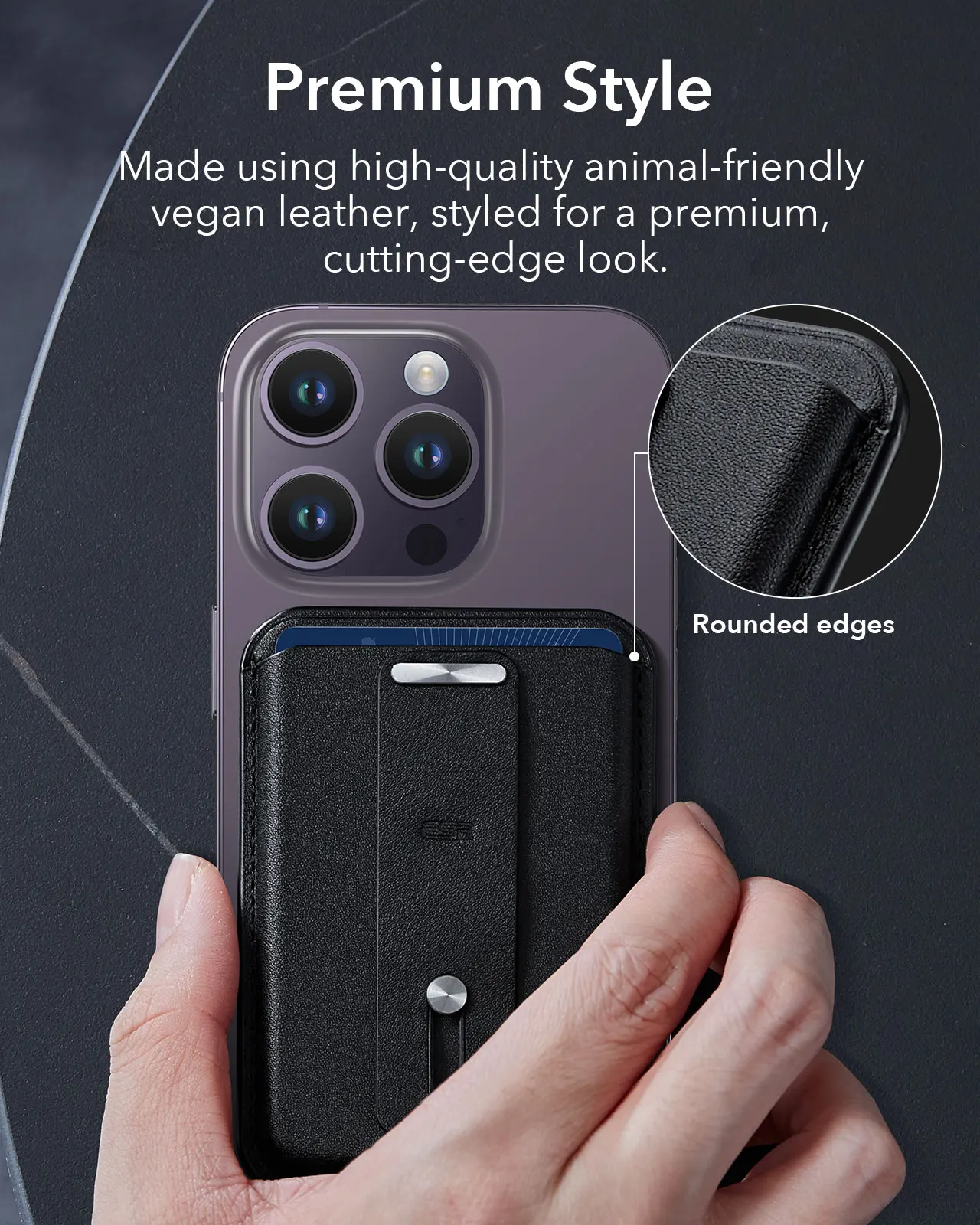 Étui de rangement magnétique pour cartes à puce ESR pour iPhone HaloLock | Diversi