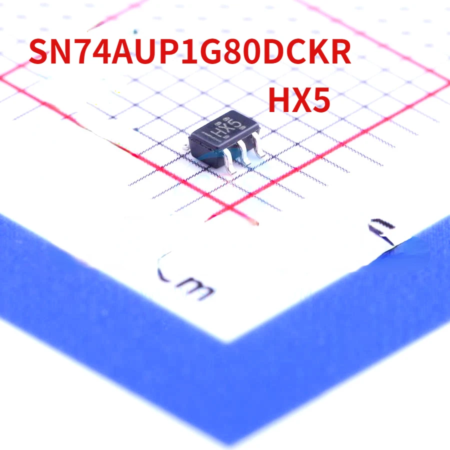 

10pcs SN74AUP1G80DCKR SC70-5 Screen printing:HX5 Low power single way up along the class D flip-flop SN74AUP1G80DCKR SC70-5