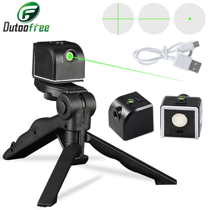 Niveau Laser Croisé Vert Mini - Ligne Horizontale Et Verticale, 520nm, USB, Marque Jolooyo