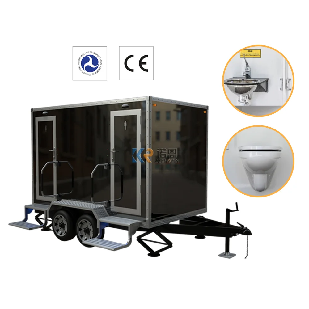 2023 Prefabbricato Modulare 10Ft Contenitore Bagno Toilette Pubblica Piccola Casa Mobile Doccia Contenitore Wc