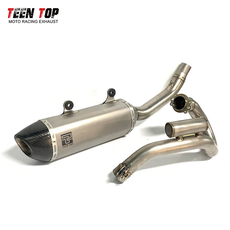Motocross 4-stroke Offroad Motorcycle Exhaust System For KTM 450 Ex-f For Husqvarna FS450 Muffler For GasGas EX 450F Elbow 19-22 - Image 2