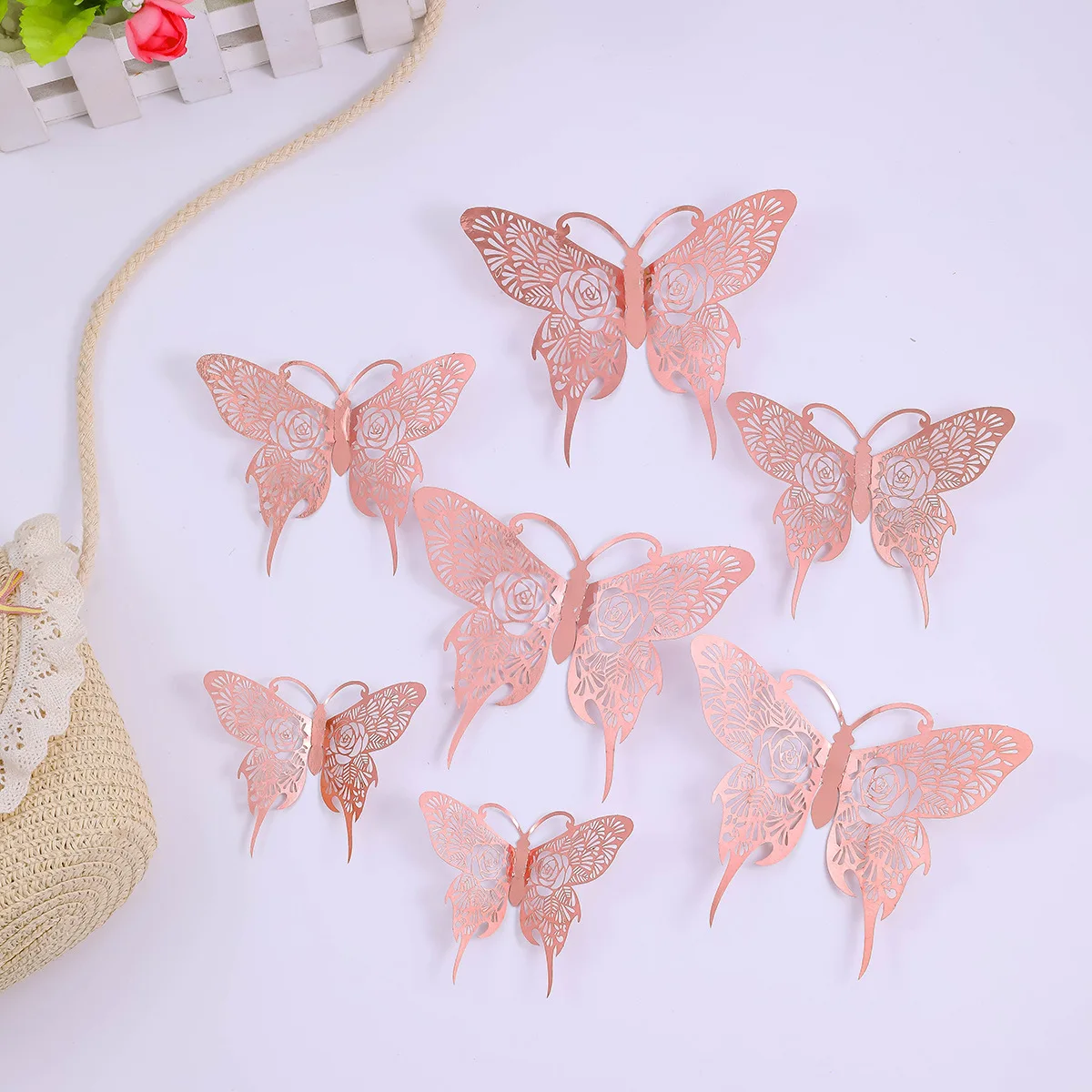 Butterfly Cake Toppers - Assorted Colors for Celebrations and DIY Decor