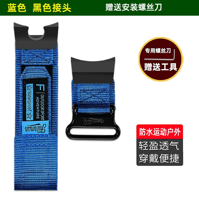 Rugged Nylon Canvas Strap - Military Style Outdoor Watch Band for CASIO G-Shock Mudmaster