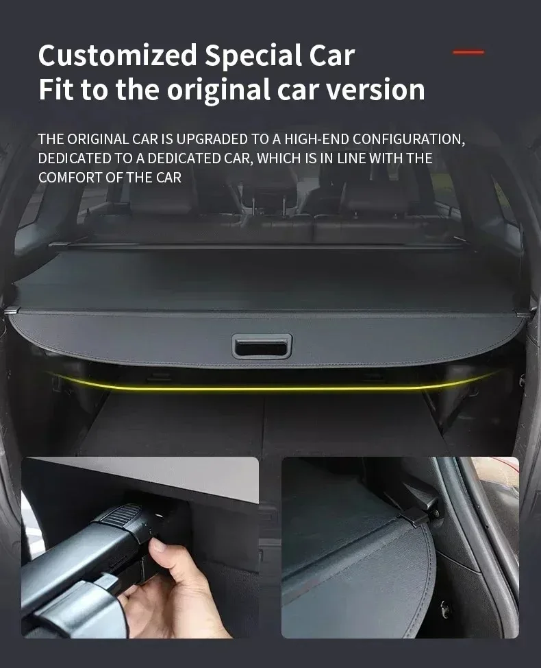 Trunk Cargo Cover For Lexus NX200 NX200t NX300 NX300h AZ10 2015~ Tray Curtain Pad Shielding Shade Accessories