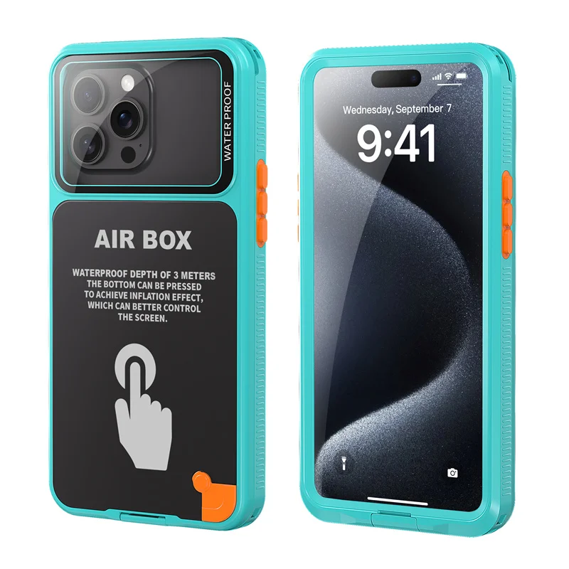 

Водонепроницаемый чехол для iPhone 15 14 13 12 Pro Max Plus с защитой от пыли