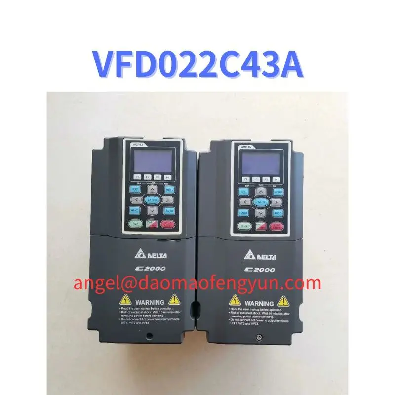 

VFD022C43A Used C2000 inverter 2.2kW Chinese display subtitle test function OK