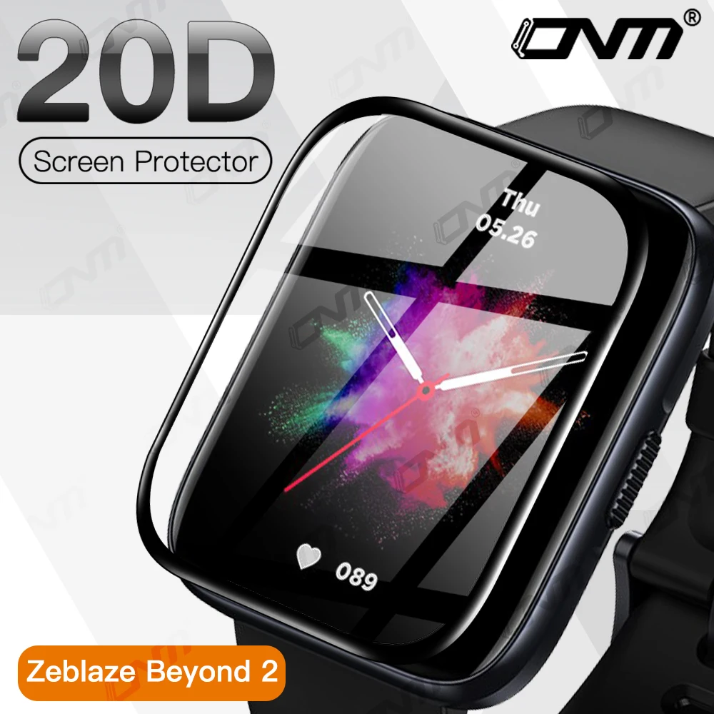 20D Screen Protector for Zeblaze Beyond 2 Flexible Soft Protective Film for Zeblaze Beyond 2 Full Coverage Film (Not Glass)