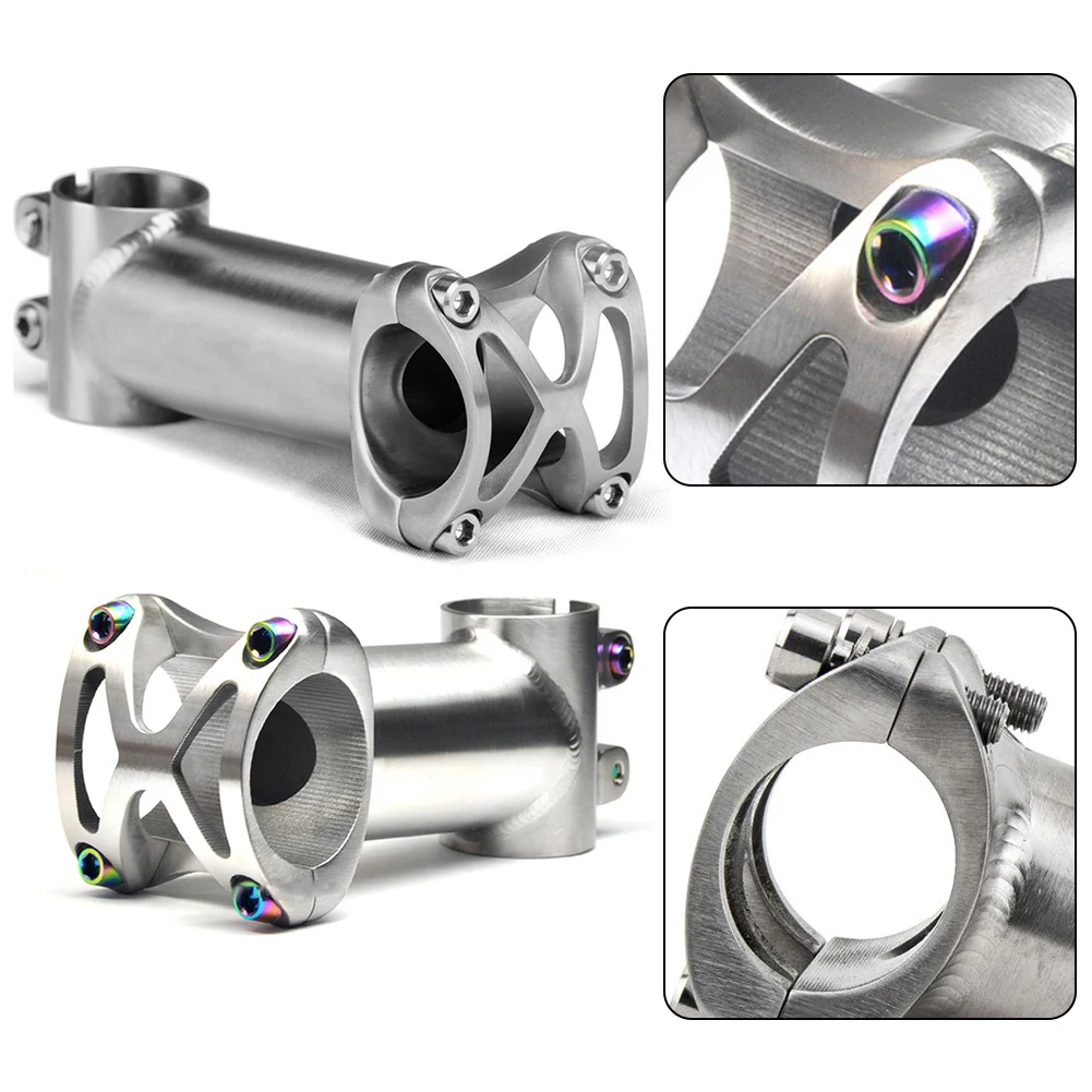 

Ultralight MTB Bicycle Stem Titanium Mountain Road Bike Stem 80-120mm For 31.8mm Handlebar Cycling Accessories
