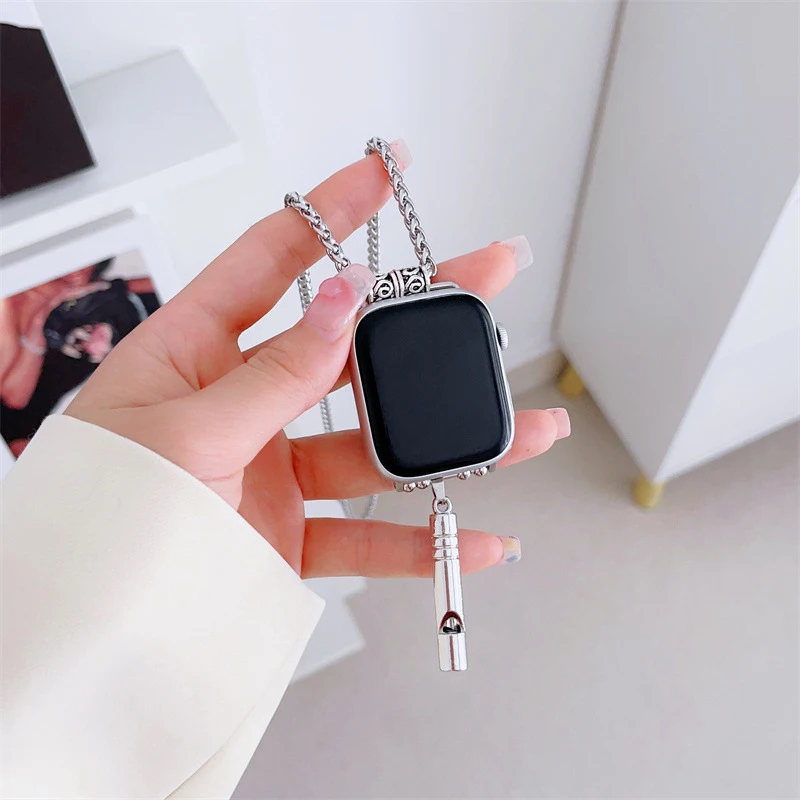 Necklace Adapter Pendant For Apple Watch Ultra Band 44mm 45 40 41