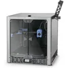 Metal and Tempered Glass Open Enclosure with Drag Chain and Fan for SV08 2