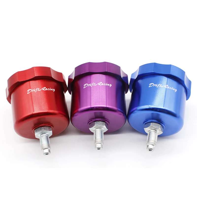 DEFT 1pcs Car Racing Hydraulic Drift Handbrake Oil Tank Aluminum Drift Hydraulic Handbrake Oil Tank Hand Brake Fluid Reservoir