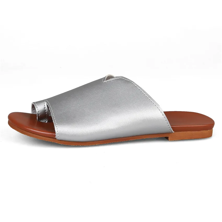 Summer Style Women Flats Sandals Woman Flat Shoes Slides Slip-On Shoes Sandals Plus Size 32 33 - 40 41 42 43 44 45 46 47 48