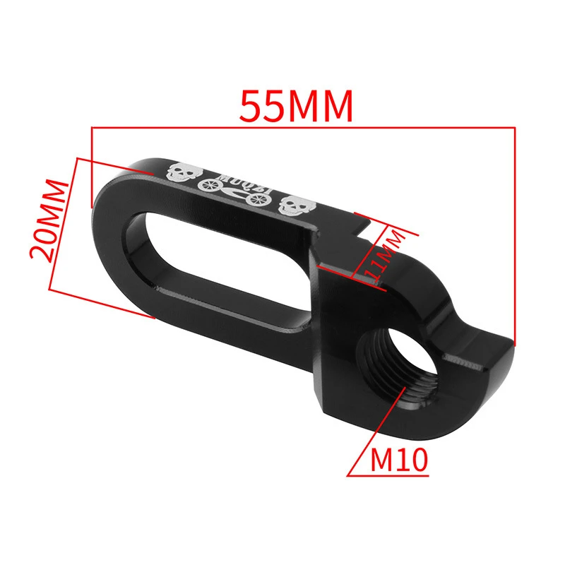 MUQZI Mountain Bike Black/Red Frame Tail Hook EIEIO Aluminium Alloy Rear  Derailleurs Hanger Bicycle Parts - AliExpress