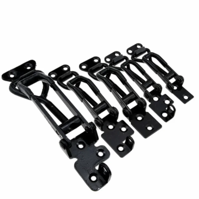 Toggle Clamp Toggle Latch Catch Adjustable Cabinet Box Lever Handle Lock Hasp For Woodworking Hand Tool Furniture Hardware